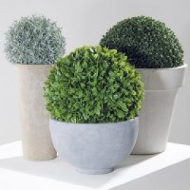 BOLA VERDE CAMARGE DE JARDIM - 30CM