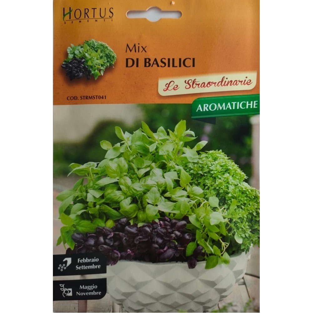 S.MISTURA DE MANJERICÃO HORTUS