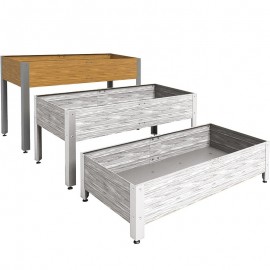CO.MESA DE CULTIVO 146 X 72CM PERNA ALTA