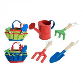 CONJUNTO DE JARDINAGEM PARA CRIANÇAS-KIT 5 FERRAMENTAS