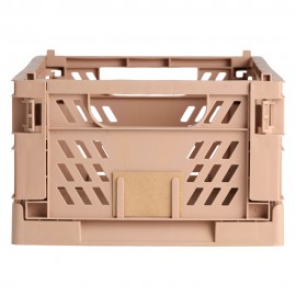 CAIXA DE ARRUMAÇÃO DOBRÁVEL 50x33x25cm -AREIA NATURAL<br>