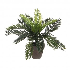 PALMEIRA (SAGU-DE-JARDIM) PVC COM VASO CINZENTO