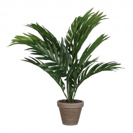 PALMEIRA AMARELA OU ARECA PVC COM VASO CINZENTO