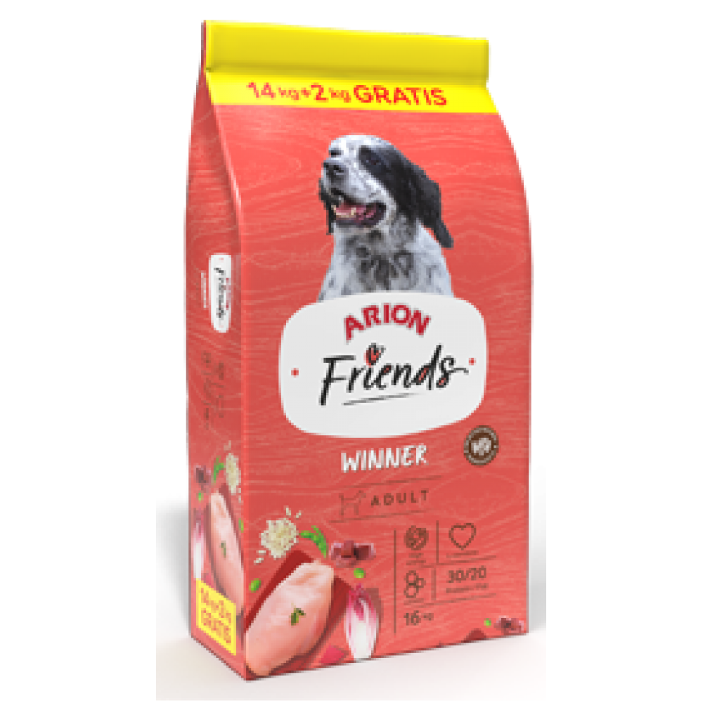 ARION FRIENDS WINNER  - SC 14 KILOS + 2 KG GRATIS