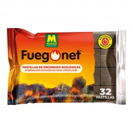 ACENDALHAS ECOLÓGICAS 32 unid. FUEGONET