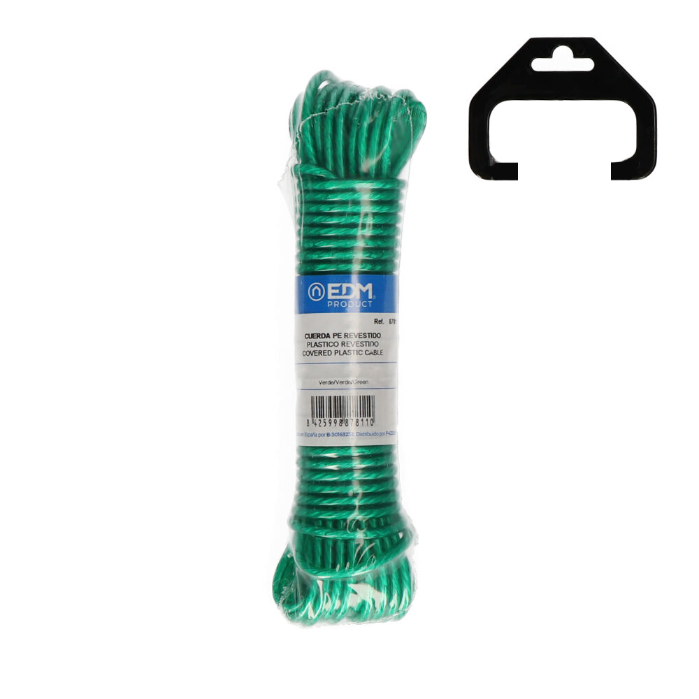 FIO PLASTICO REVESTIDO VERDE - BOBINE 10MTS