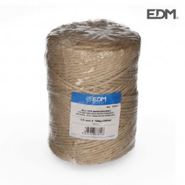 CORDA NATURAL JUTA BIODEGRADÁVEL - BOBINE 750G/200MTS