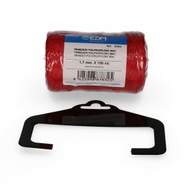 FIO VERMELHO TRANÇADO POLIPROPILENO 8842 - BOBINE 100MTS