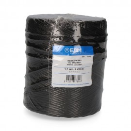 FIO RAFIA PRETO 600/1  - BOBINE 750GM/420MTS PRETO