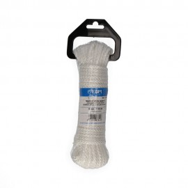 FIO TRANÇADO NYLON BRANCO GRENA - ROLO 15MTS