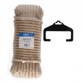 CORDA NATURAL JUTA BIO 10MM - ROLO 20MTS