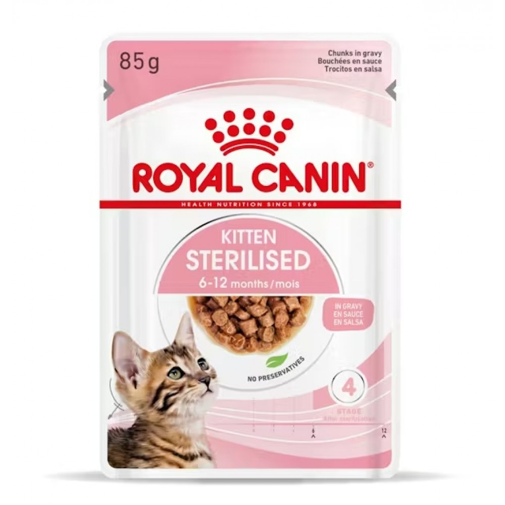ROYAL CANIN KITTEN STERLISED  0.085 KG