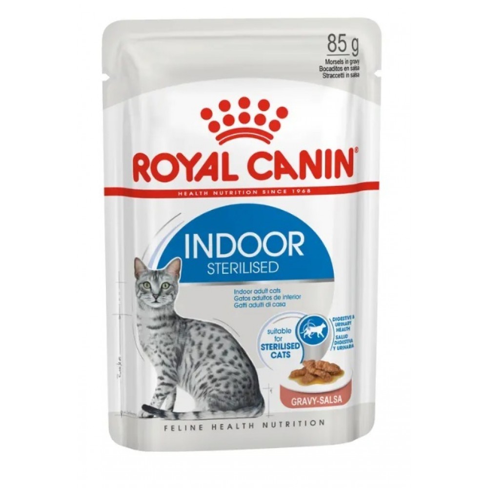 ROYAL CANIN GATO INDOOR MOLHO 0.085 KG