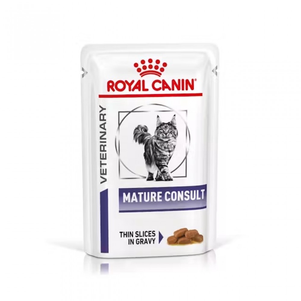 ROYAL CANIN VET  WET GATO MATURE CONSULT (12X85G)