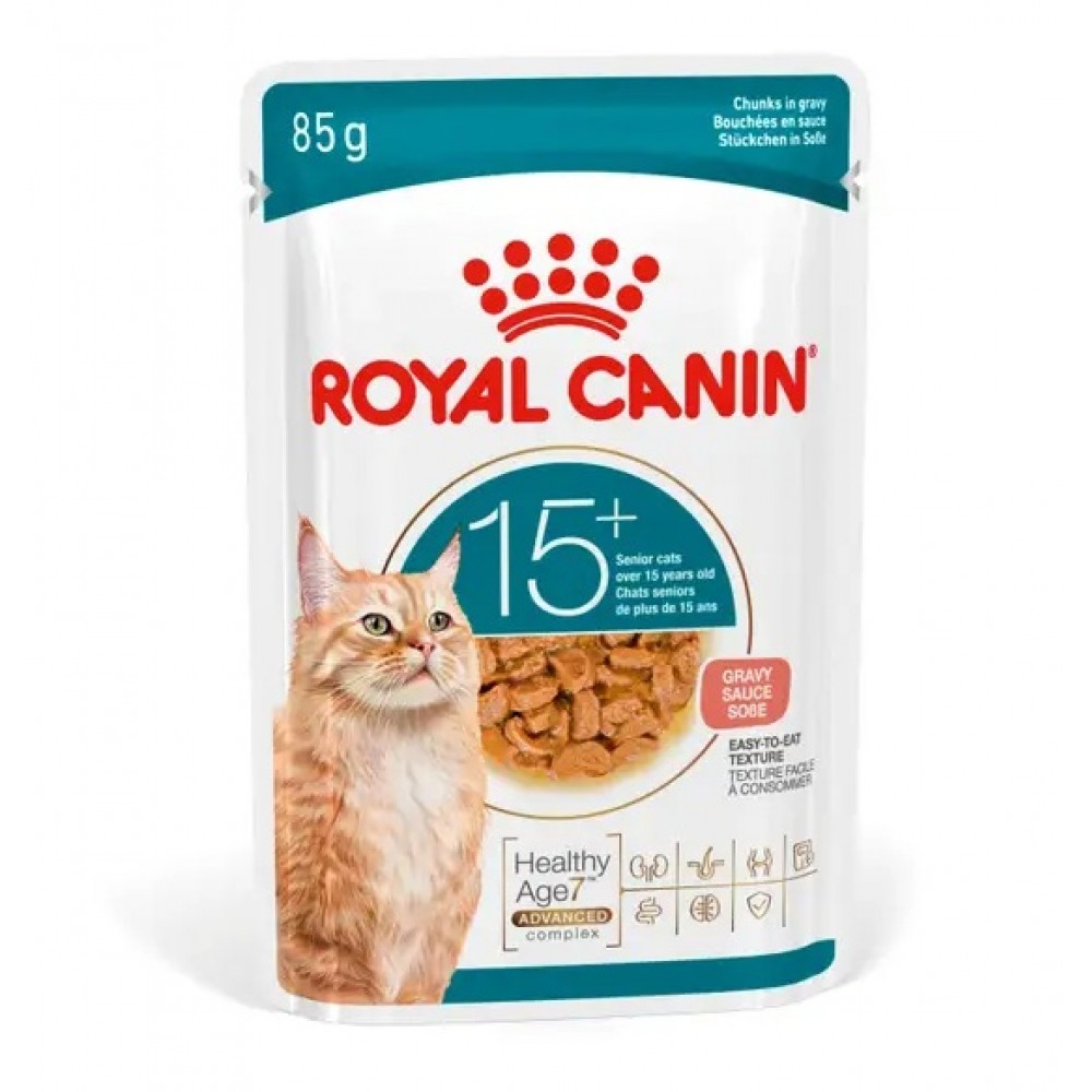 ROYAL CANIN GATO AGEING 15+ MOLHO 0.085 KG