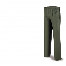 PLUS- CALÇA IMP. POLIURETANO VERDE- L
