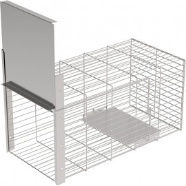 JAULA CAÇA GALVANIZADA 25X52X25CM