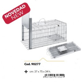 JAULA CAPTURA ECO DOBRAVEL ZINCADA