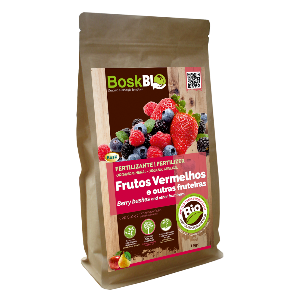 ADUBO BOSKBIO FRUTOS VERMELHOS  - 1KG