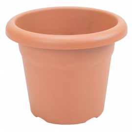 VASO DE INJEÇÃO DE COR TERRACOTA - 20CM