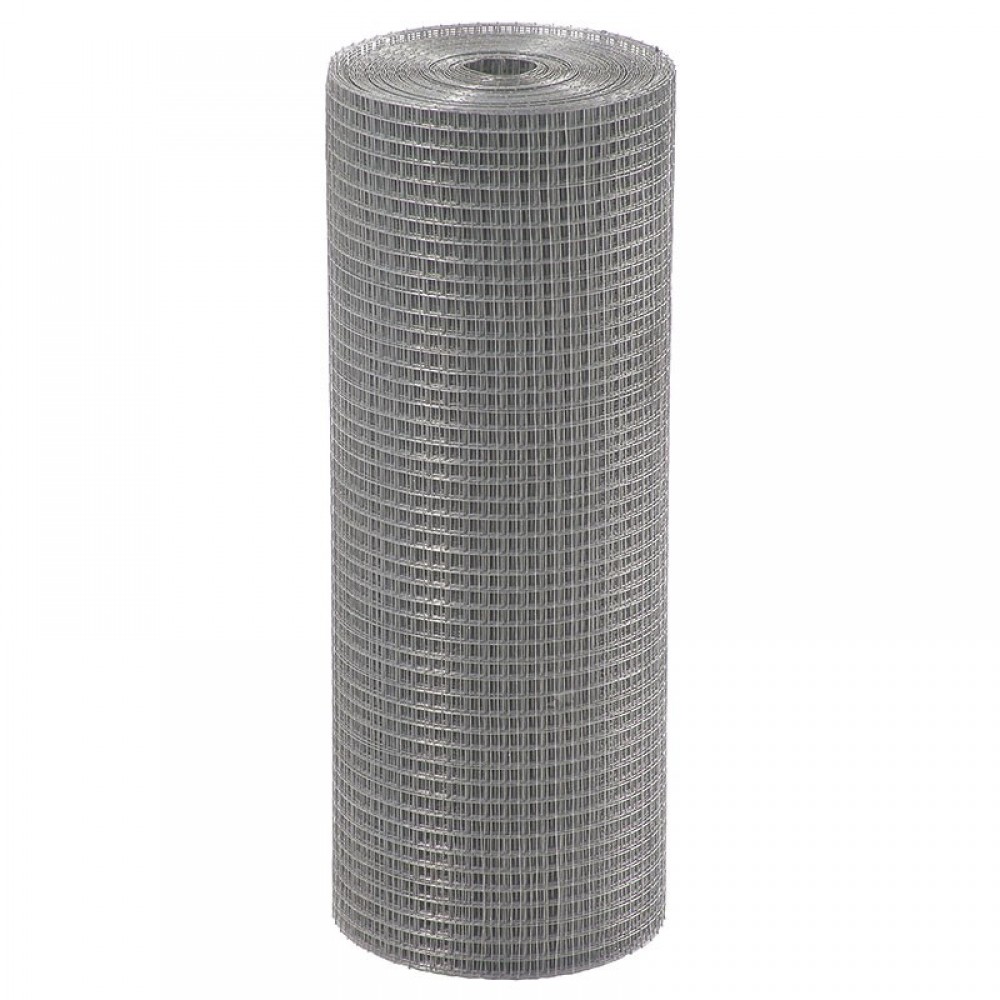 REDE ELETROSOLDADA GALVANIZADA MALHA (19X19) -ROLO 1X25METROS