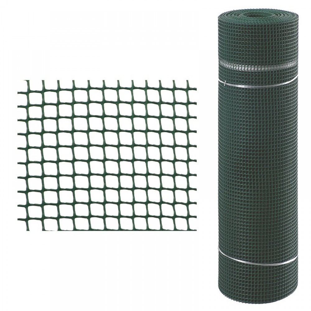 REDE PLASTICO MALHA C-112 (11X11) - ROLO 25 METROS