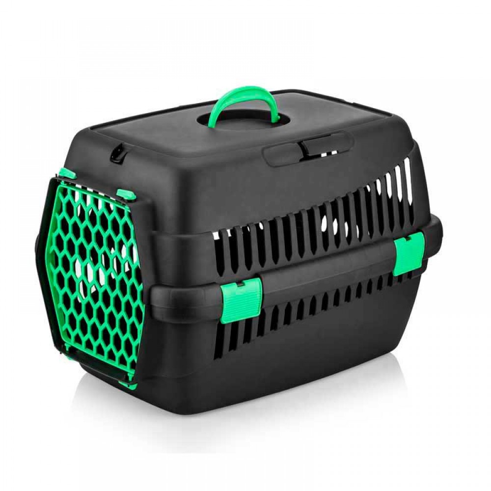 TRANSPORTADORA MODELO GT S PRETO/VERDE