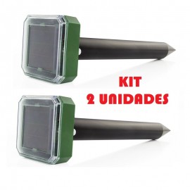 REPELENTE ULTRASSÔNICO SOLAR PARA ROEDORES - KIT 2 UNIDADES