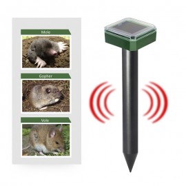 REPELENTE ULTRASSÔNICO SOLAR PARA ROEDORES - KIT 2 UNIDADES