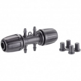 CLABER BLOCK 1/2" C/ 4 SAIDAS 1/4''