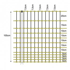 MALHA ELECTRICA PARA AVES - 1,05X50M