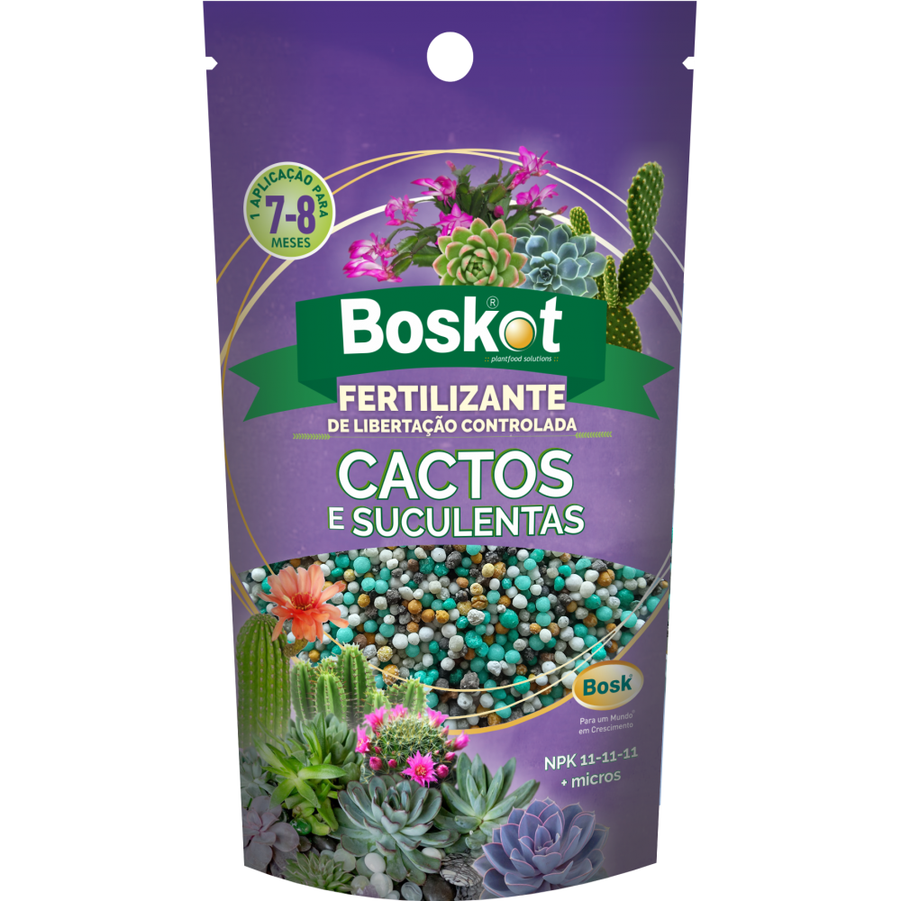 ADUBO BOSKOT EXACTYON CACTOS E SUCULENTAS   - 100 GRAMAS