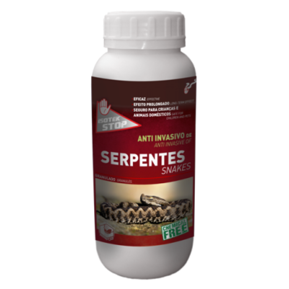ISOTEK STOP -REPELENTE PARA SERPENTES GRANULADO -500 GR