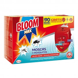 REPELENTE ELECTRONICO BLOOM MAX APARELHO + 2 RECARGAS (MOSCAS E MOSQUITOS)