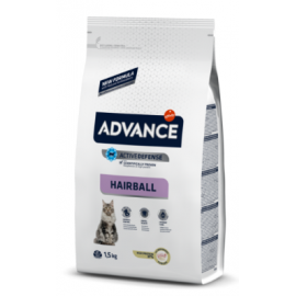 ADVANCE GATO ADULTO HAIRBALL TURKEY & RICE -  1.5KG