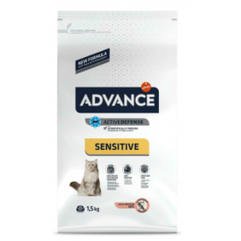 ADVANCE GATO ADULTO SENSITIVE SALMON & RICE - 1,5KG