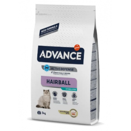 ADVANCE GATO ADULTO STERILIZED HAIRBALL -  3KG