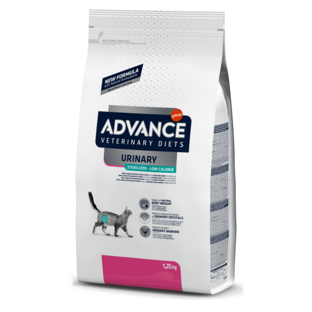 ADVANCE VET  GATO STERILIZED URINARY LOW CALORIES  - 1,25KG