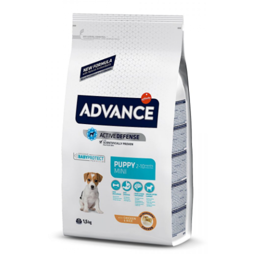 ADVANCE CAO MINI PUPPY CHICKEN & RICE- 1,5 KG