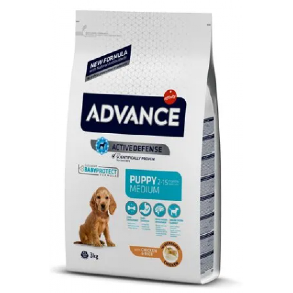 ADVANCE CAO MEDIUM PUPPY CHICKEN & RICE- 3 KG