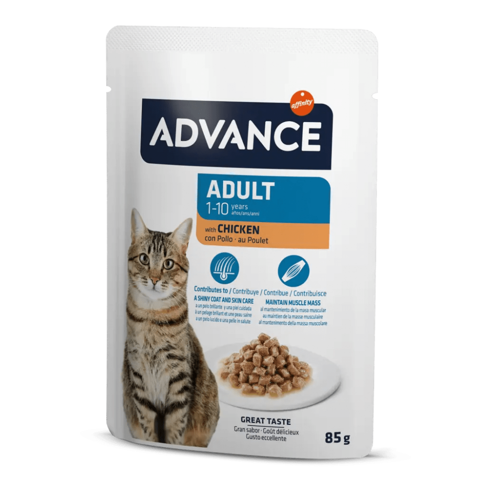 ADVANCE GATO ADULTO  WET FRANGO - 85G