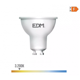 LÂMPADA DICROICA LED GU10 5W 450lm 3200K LUZ QUENTE Ø5x5,5cm