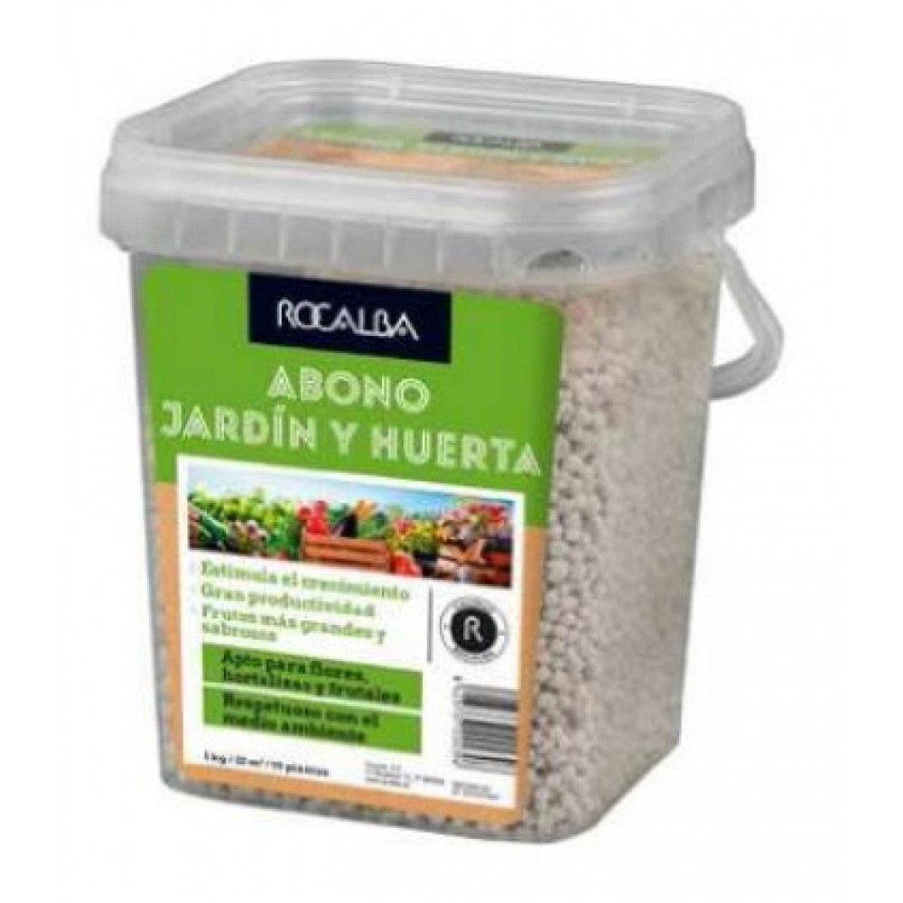 ADUBO JARDIM E HORTA GRANULADO - 4KG