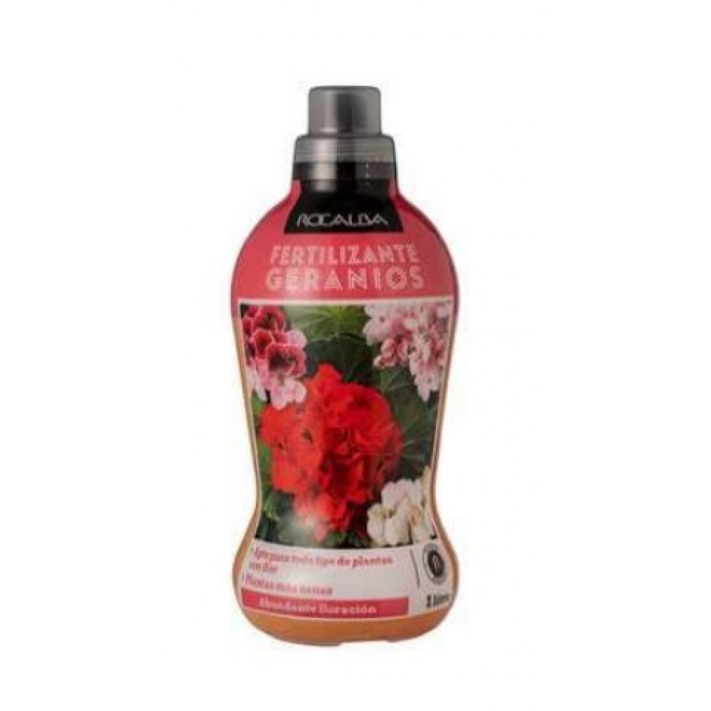ADUBO FERTILIZANTE GERÂNIOS E PLANTAS DE FLOR LIQUID - 1L