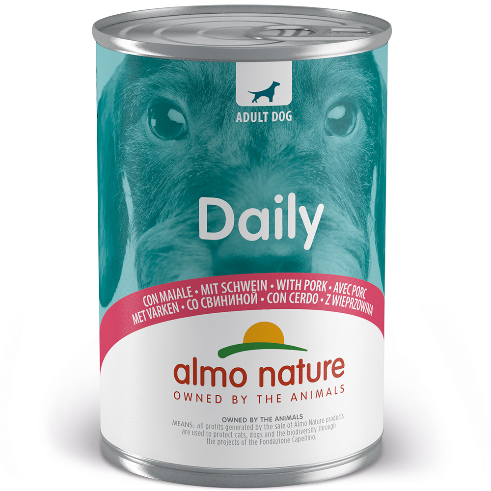 ALMO - CÃO ADULTO COM PORCO - 400 GR