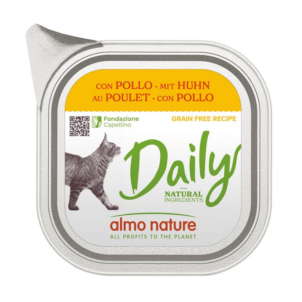 ALMO - GATO ADULTO COM FRANGO - 100 GR
