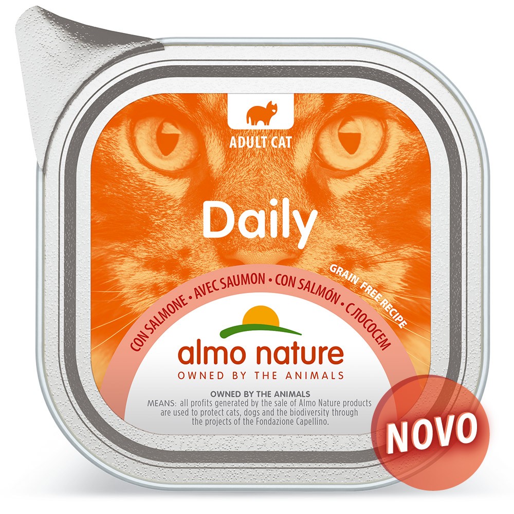 ALMO - GATO ADULTO COM SALMAO - 100 GR