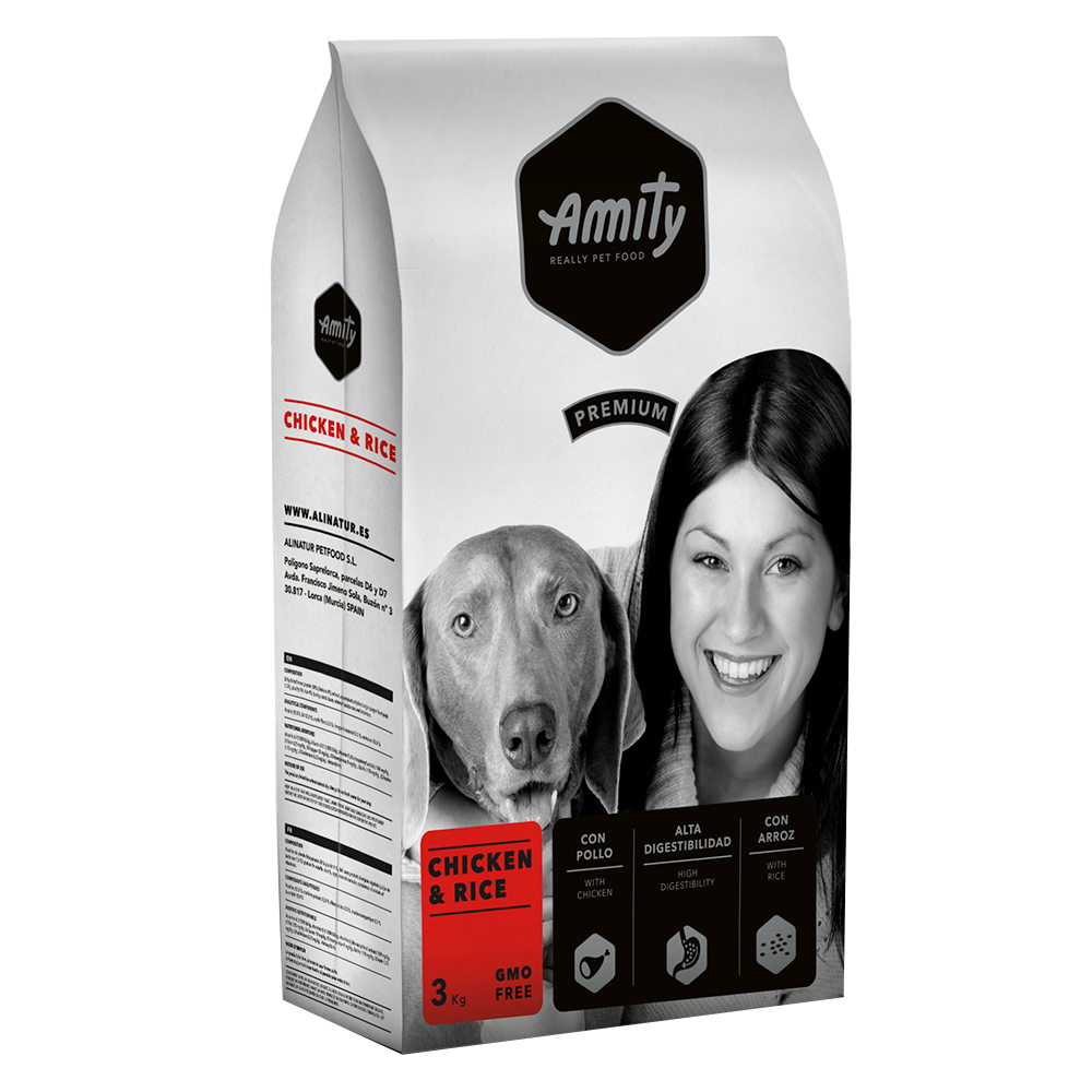 AMITY PREMIUM - CHICKEN & RICE - 3KG
