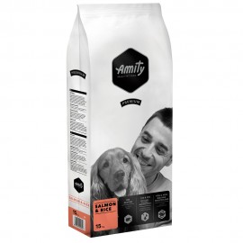 AMITY PREMIUM - SALMON & RICE -15KG