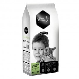 AMITY PREMIUM CHICKEN & RICE KITTEN - 1,5KG